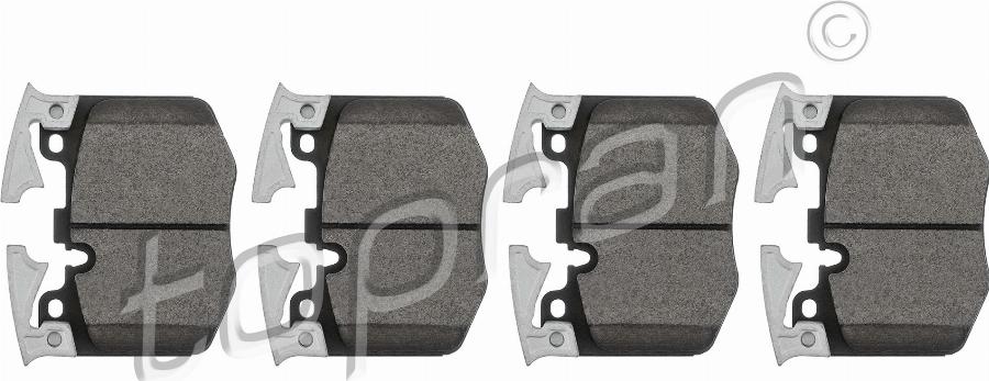 Topran 504 449 - Set placute frana,frana disc aaoparts.ro