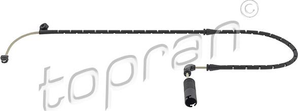 Topran 501 404 - Senzor de avertizare,uzura placute de frana aaoparts.ro