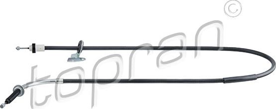 Topran 501 724 - Cablu, frana de parcare aaoparts.ro