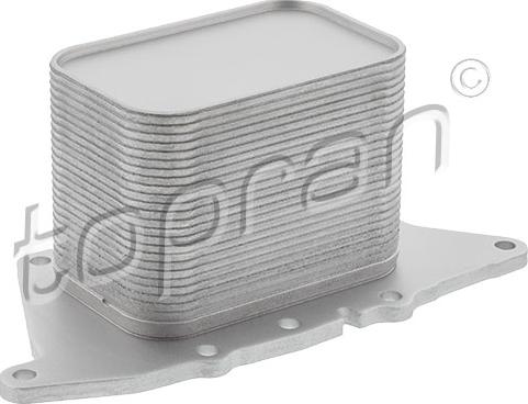 Topran 503 745 - Radiator ulei, ulei motor aaoparts.ro