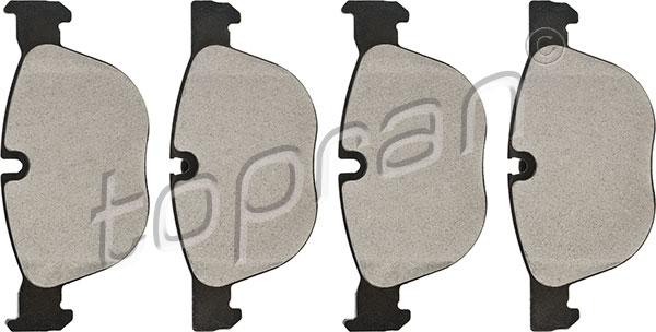 Topran 502 032 - Set placute frana,frana disc aaoparts.ro