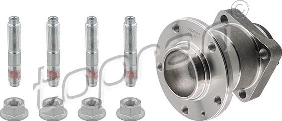 Topran 634 177 - Set rulment roata aaoparts.ro