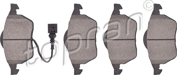 Topran 109 469 - Set placute frana,frana disc aaoparts.ro