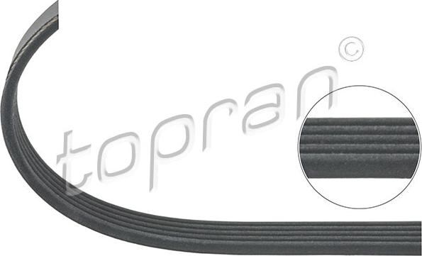 Topran 115 846 - Curea transmisie cu caneluri aaoparts.ro