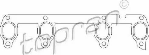 Topran 108 304 - Garnitura, galerie evacuare aaoparts.ro