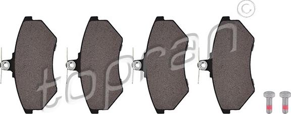Topran 103 530 - Set placute frana,frana disc aaoparts.ro