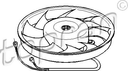 Topran 103 774 - Ventilator, radiator aaoparts.ro