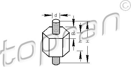 Topran 102744466 - Suport injector aaoparts.ro