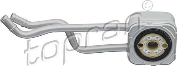 Topran 114 749 - Radiator ulei, ulei motor aaoparts.ro
