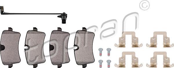 Topran 115 176 - Set placute frana,frana disc aaoparts.ro