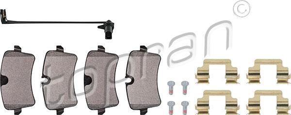 Topran 115 178 - Set placute frana,frana disc aaoparts.ro
