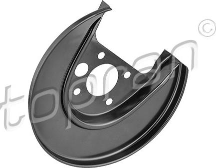 Topran 116 069 - Protectie stropire,disc frana aaoparts.ro