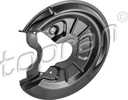 Topran 116 067 - Protectie stropire,disc frana aaoparts.ro