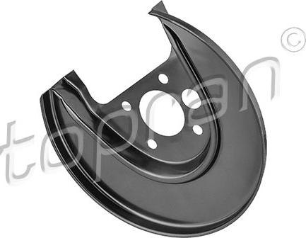 Topran 116 070 - Protectie stropire,disc frana aaoparts.ro