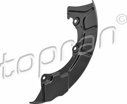Topran 116 071 - Protectie stropire,disc frana aaoparts.ro