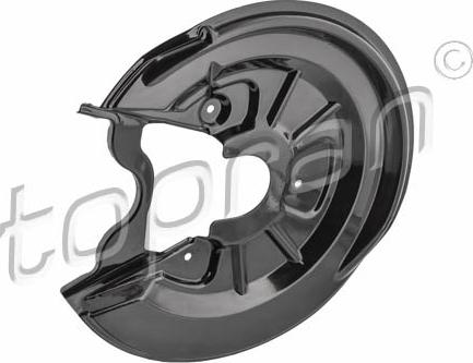 Topran 116 816 - Protectie stropire,disc frana aaoparts.ro