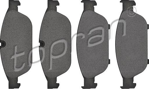 Topran 116 889 - Set placute frana,frana disc aaoparts.ro