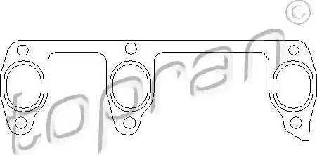 Topran 110 501 - Garnitura, galerie evacuare aaoparts.ro