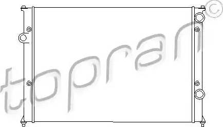 Topran 110 179 - Radiator, racire motor aaoparts.ro