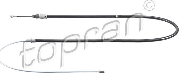 Topran 111 003 - Cablu, frana de parcare aaoparts.ro