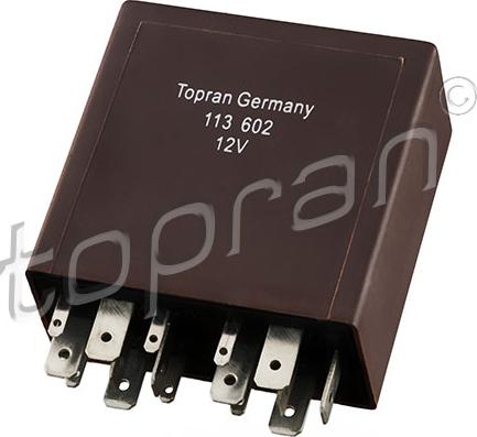 Topran 113 602 - Releu, temporizare stergator parbriz aaoparts.ro