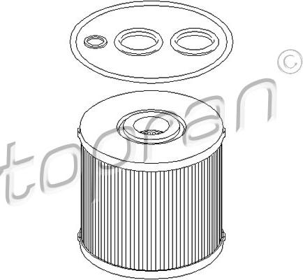 Topran 113 229 - Filtru ulei aaoparts.ro