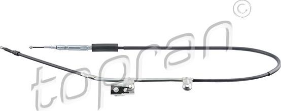 Topran 112 154 - Cablu, frana de parcare aaoparts.ro