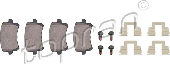 Topran 112 168 - Set placute frana,frana disc aaoparts.ro