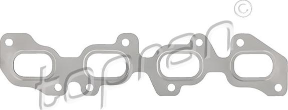 Topran 117 011 - Garnitura, galerie evacuare aaoparts.ro