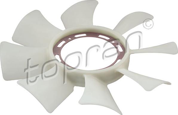 Topran 820 647 - Paleta ventilator, racire motor aaoparts.ro