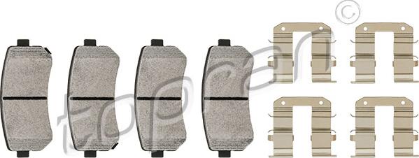 Topran 820 280 - Set placute frana,frana disc aaoparts.ro