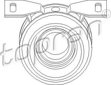 Topran 304 072 - Suport, ax cardanic aaoparts.ro