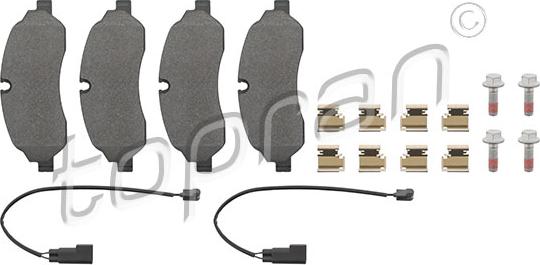 Topran 305 082 - Set placute frana,frana disc aaoparts.ro