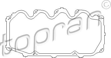 Topran 300 156 - Garnitura, capac supape aaoparts.ro