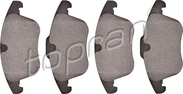 Topran 303 966 - Set placute frana,frana disc aaoparts.ro