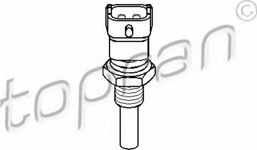 Topran 205935755 - Senzor,temperatura lichid de racire aaoparts.ro