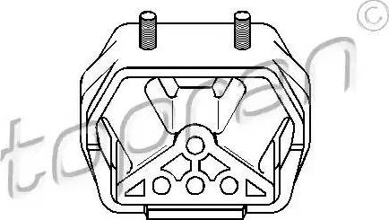 Topran 205 614 - Suport motor aaoparts.ro