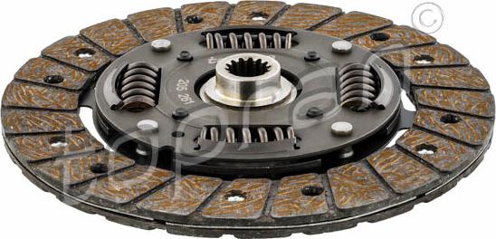 Topran 205 261 - Disc ambreiaj aaoparts.ro