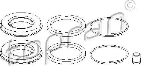 Topran 205 782 - Set reparatie, etrier aaoparts.ro