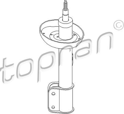 Topran 206 058 - Amortizor aaoparts.ro