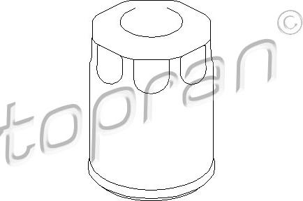 Topran 201 303 - Filtru ulei aaoparts.ro