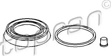 Topran 202 443 - Set reparatie, etrier aaoparts.ro
