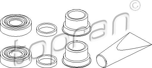 Topran 202 451 - Set reparatie, etrier aaoparts.ro