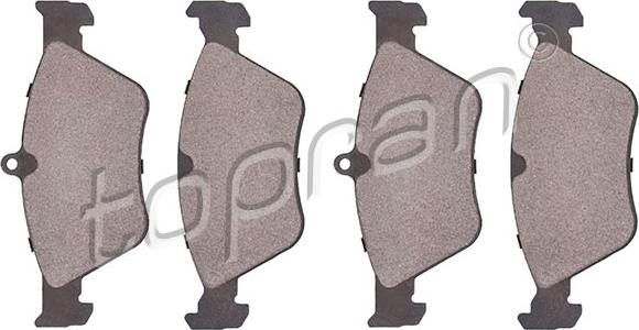 Topran 202 462 - Set placute frana,frana disc aaoparts.ro