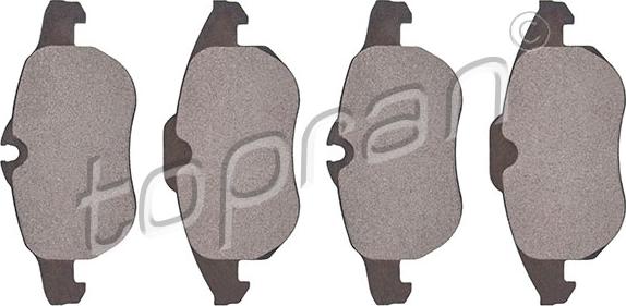 Topran 207 473 - Set placute frana,frana disc aaoparts.ro