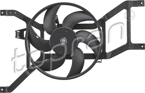 Topran 701 779 - Ventilator, radiator aaoparts.ro