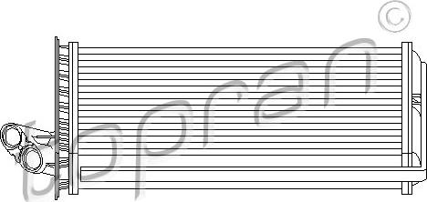 Topran 721 422 - Schimbator caldura, incalzire habitaclu aaoparts.ro