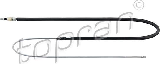 Topran 723 599 - Cablu, frana de parcare aaoparts.ro