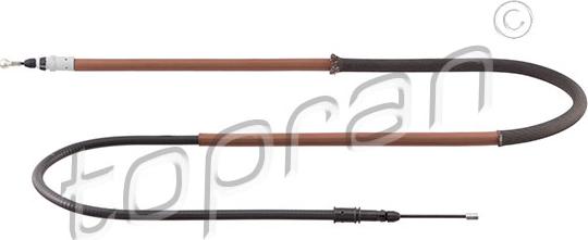 Topran 723 584 - Cablu, frana de parcare aaoparts.ro