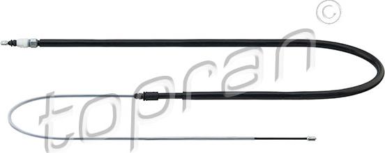 Topran 723 601 - Cablu, frana de parcare aaoparts.ro